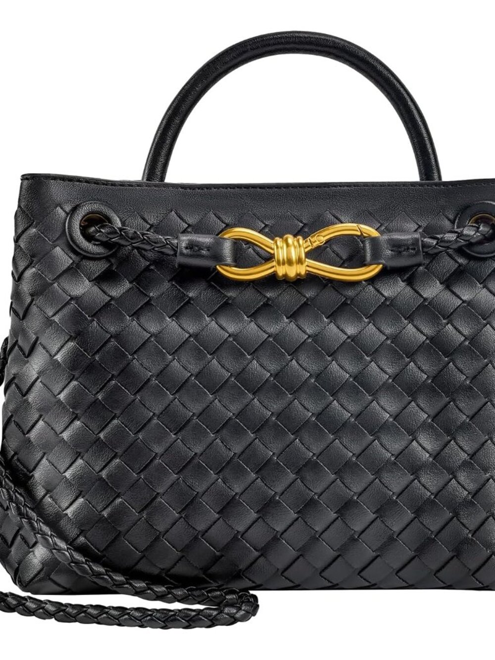 Woven Tote Bag for Women Leather Shoulder Handbag Designer Top Handle Purses
